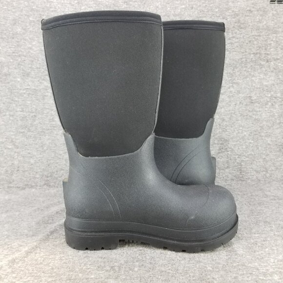 ✅BOGS Stockman Composite Toe Black Waterproof Pull on Winter Work Boots Men's 7 - Picture 10 of 11